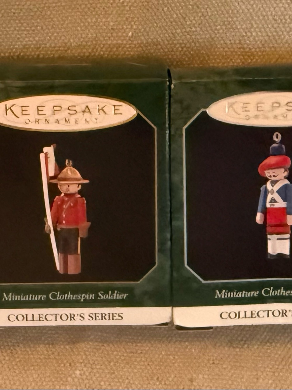 MINIATURE Hallmark Clothespin Soldiers Ornaments - Picture 2 of 10